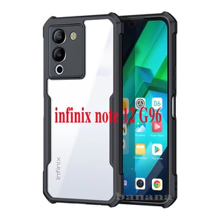 เคสโทรศัพท์มือถือใส แบบนิ่ม กันกระแทก ป้องกันเลนส์กล้อง สําหรับ Infinix NOTE 12 G96 NOTE 12 G88 HOT 12i HOT12 Play HOT 12