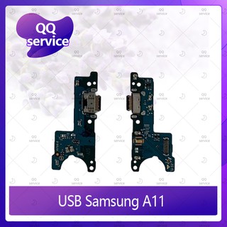 USB Samsung A11 อะไหล่สายแพรตูดชาร์จ แพรก้นชาร์จ Charging Connector Port Flex Cable（ได้1ชิ้นค่ะ) อะไหล่มือถือ QQ service