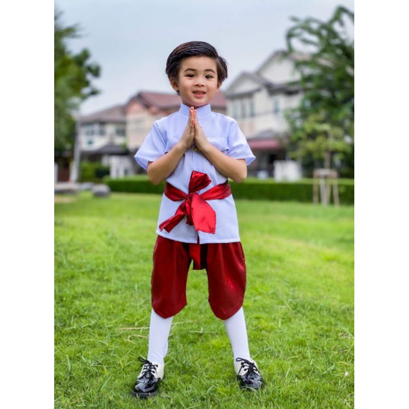 ⭐NEW⭐ ชุดไทยเด็กผู้ชาย ราชปะแตน