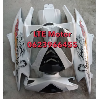 ชุดสี เฟรม มีโอ mio 115i ตาเดียว ขาวลายมังกร
