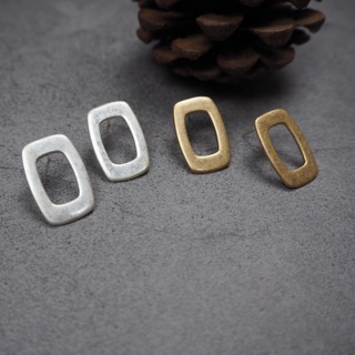 Hollow Square Earrings