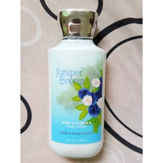 Bath &amp; Body Works Shea &amp; Vitamin E Lotion Juniper Breeze 236ml. ของแท้