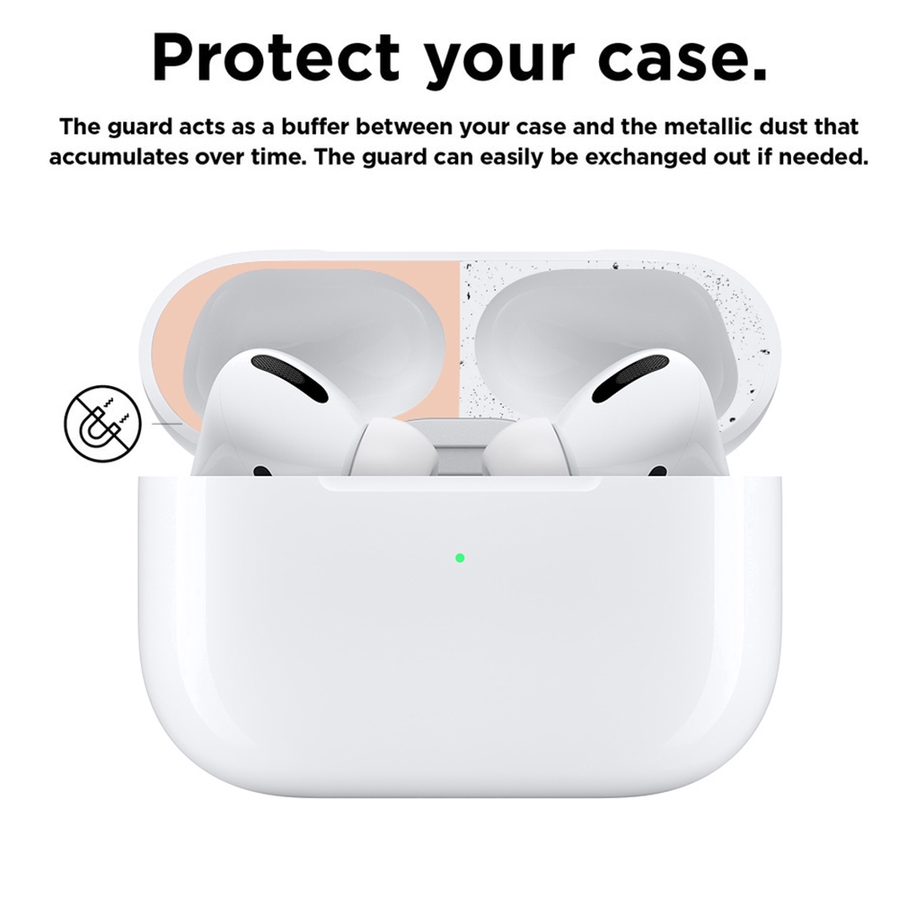 สําหรับ Apple AirPods Pro เคส ฟิล์มป้องกัน บางพิเศษ โลหะ ป้องกันฝุ่น สติกเกอร์ป้องกันผิว