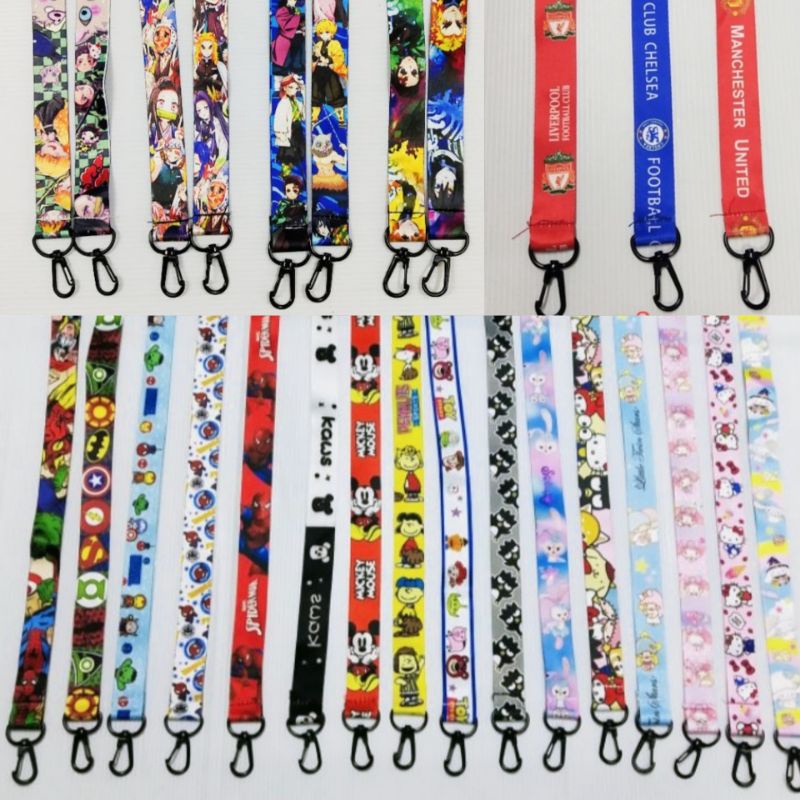 สายคล้องแมส แบบตะขอ ลายสโมสรฟุตบอล ลายโกโกวา ลายดาบพิฆาตอสูร และลายการ์ตูน