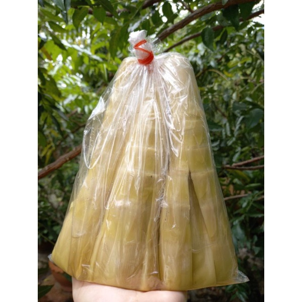 (1กิโล)หน่อไม้ หน่อไม้อัดถุง น้ำหนัก 1kg.