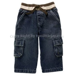 Gymboree Pull-On Cargo Denim Pant ไซส์ 5T ค่ะ [สินค้านำเข้า]