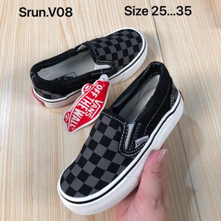 🍓รองเท้าแวนส์เด็ก รองเท้าผ้าใบเด็ก แวนสลิปออน Vans for kid