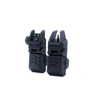 อุปกรณ์เสริมเกราะเกราะไนล่อนไฟเบอร์ Optical Fiber Front Sight Armor Gen1 พับได้สําหรับเครื่องปรับเสียงด้านหน้าและด้านหลัง