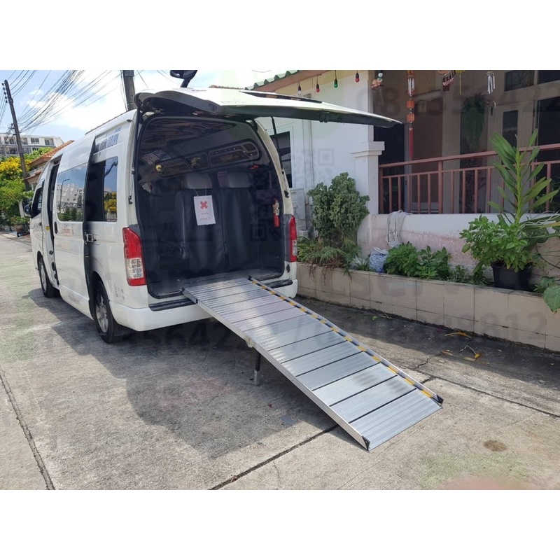 ทางลาดรถเข็นอลูมิเนียมยาวพิเศษ326ซม (326x75x5.5cm) พับครึ่งด้านกว้าง หนัก 34kg - Aluminium Ramp 326x75x5.5cm 34kg - รูปที่ 7