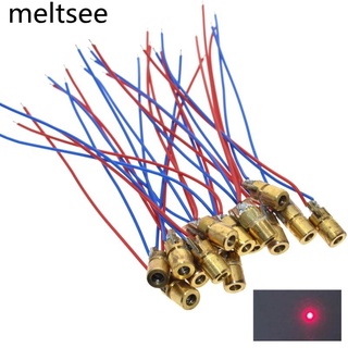 โมดูลไดโอดเลเซอร์ สีแดง 3V 5V 650nm 5mW ปรับได้ 5 ชิ้น