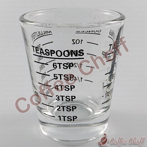 แก้วช็อตเอสเพรสโซ่ ถ้วยตวง One Shot Jigger แก้วกาแฟ แก้วสโลกิ