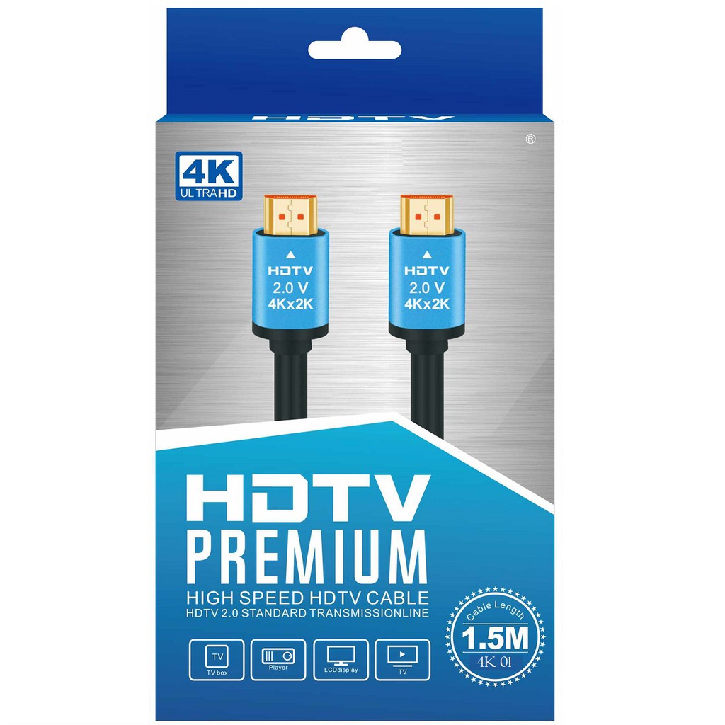 สาย HDMI 1.5M 4K ULTRA HD Premium V2.0 1.5 เมตร M-TECH