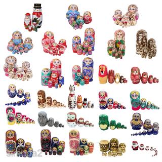 ตุ๊กตาแม่ลูกดกไม้รัสเซีย matryoshka 5 ชิ้น