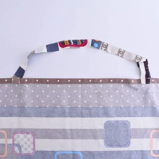 J0012ผ้าคลุมให้นมเด็ก มีสายคล้องคอสามารถปรับระดับได้ผ้าให้นม กันโป๊ คลุมปั๊มนม ผ้าฝ้าย