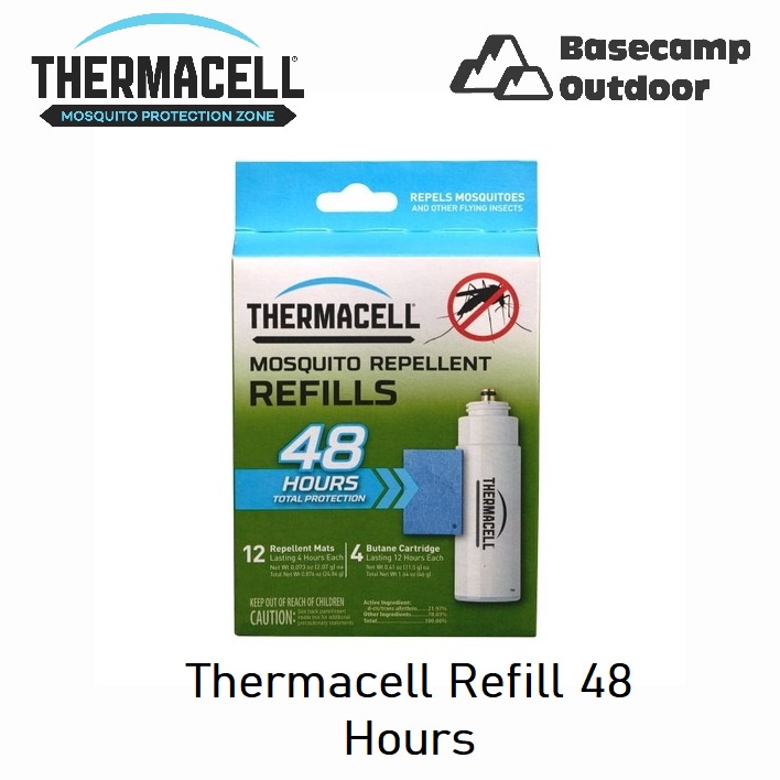 Thermacell Refill 48 Hours (with Gas) R-4 แผ่น Refill พร้อมเเก๊ส สำหรับเครื่องไล่ยุง