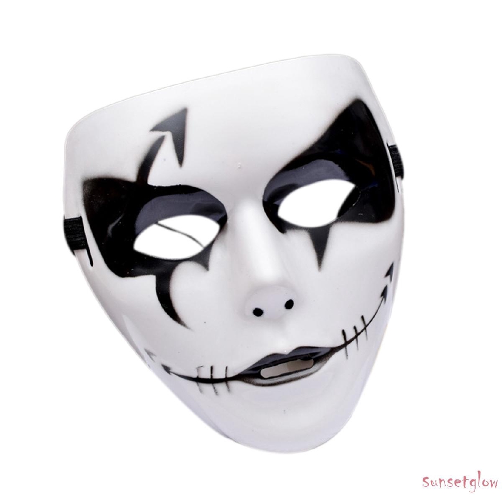 Yaho Halloween Masks Full Face Plastic Hip-Hop Dance Costume Party ...