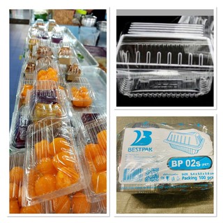 กล่องใส(เบอร์ 02s) ฝาล๊อคขนาดกว้าง6.4×ยาว9.5×สูง5.8ซม. กล่อง…