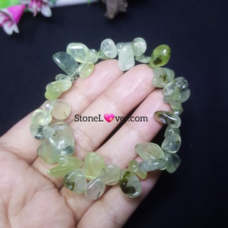 #Prehnite#พรีไนต์
#หินบำบัด #หินนำโชค #หินเสริมดวง ,หินสุขภาพ ,หินมงคล

#สร้อยข้อมือหินพรีไนต์ (ทรงฟรีฟอร์ม)