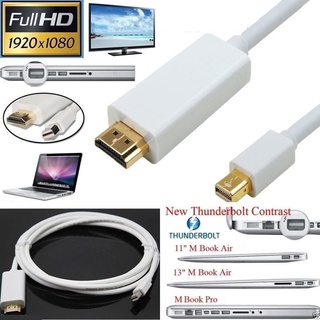 อะแดปเตอร์แปลงสายเคเบิ้ล พอร์ตหน้าจอ ขนาดเล็ก DP เป็น HDMI TV สําหรับ MacBook Pro iMac ☆Westyletin