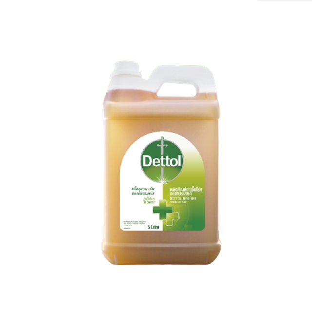 [ใช้โค้ด DETT44170 ลดเพิ่ม 167.-] Dettol เดทตอล น้ำยาทำความสะอาด ไฮยีน ดิสอินแฟคแทนท์ น้ำยาฆ่าเชื้อโรค 5000 มล.