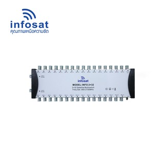 INFOSAT Multi-Switch INF-2X32 สำหรับ 1 จานดาวเทียม 32 จุดรับชมอิสระ