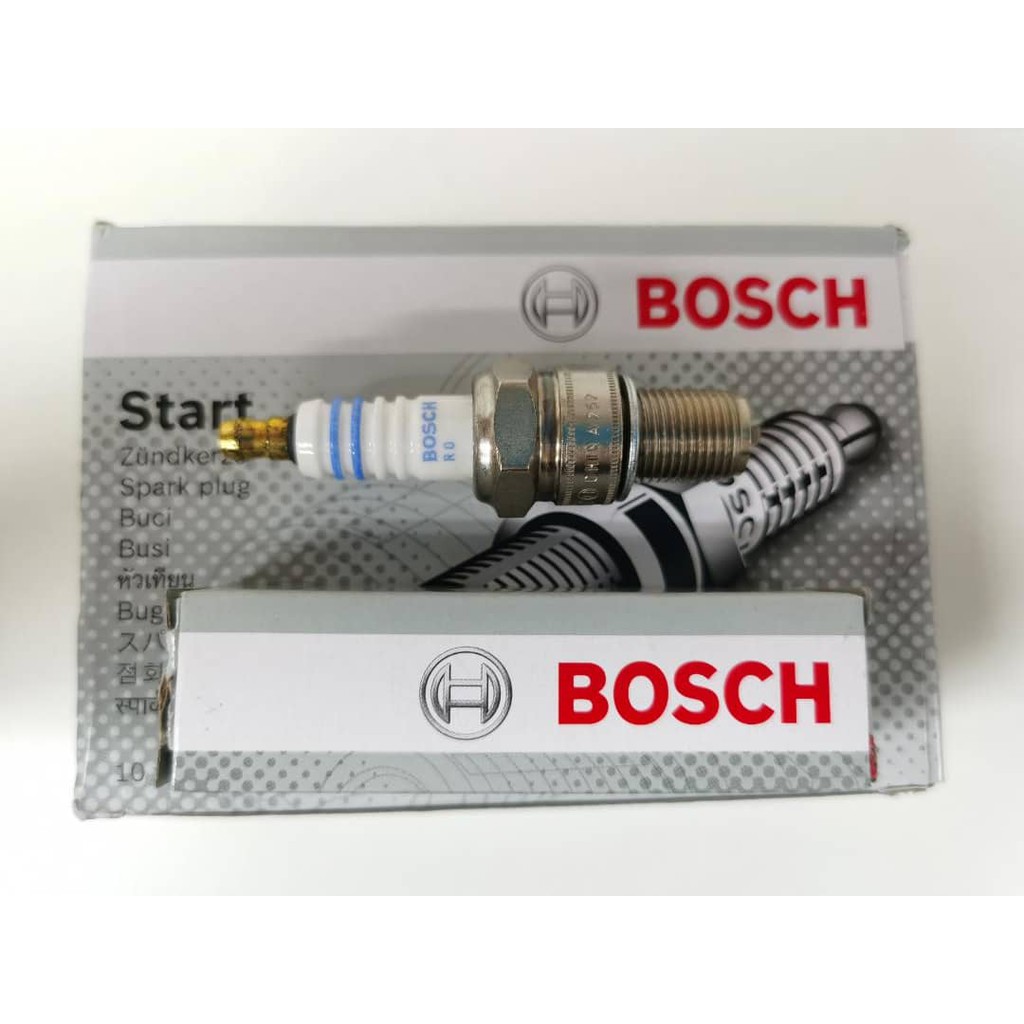 หัวเทียน Bosch W7AC (E7C) เครื่องยนต์ Robin EY20 Yamaha Outboard (Equi NGK B6HS)