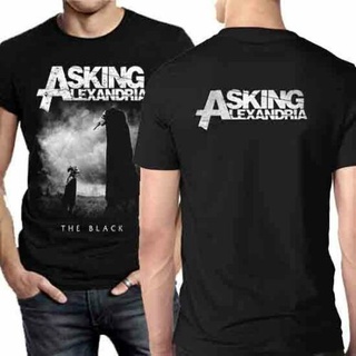 เสื้อยืดครอปเสื้อยืด พิมพ์ลาย Asking Alexandria Band TshIrt 2 ด้าน สําหรับผู้ชาย และผู้หญิงS-5XL