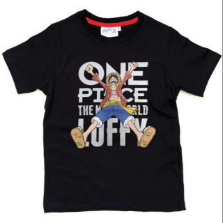✔☞▷เสื้อยืดเด็ก วันพีช One Piece 226-1-BK