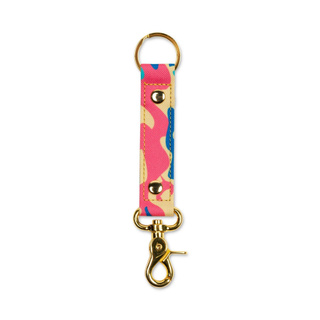 SLUM LTD - PINK DOLPHIN MULTI CAMO KEYCHAIN CARIBEANER Multi