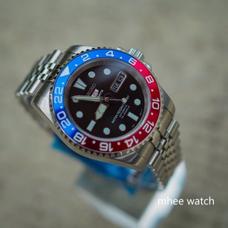 Seiko Mod Submarine Pepsi Jubilee model discon SNZF17 bezel ceramic แท้