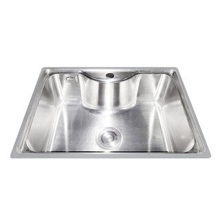 Embedded sink BUILT-IN SINK PARNO SNOW6545 1B STAINLESS STEEL Sink device Kitchen equipment อ่างล้างจานฝัง ซิงค์ฝัง 1หลุ