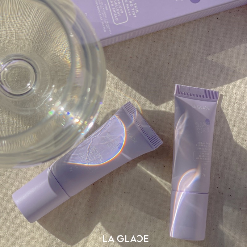 (เบสทินต์เล็ก3g**) 💜Base tint Laglace เบสทินต์ 3g แบรนด์ลากลาส หน้าเนียนผ่อง ใสบางเบาพร้อมส่งสี01,02