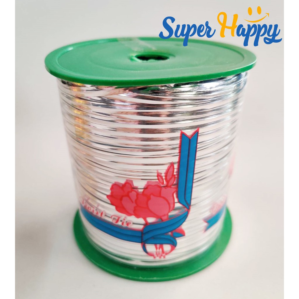 ริบบิ้นลวดม้วนจัมโบ้ 350 หลา(320 เมตร) ลวดสี ลวดมัดโบว์ ลวดมัดถุงขนม - รูปที่ 3