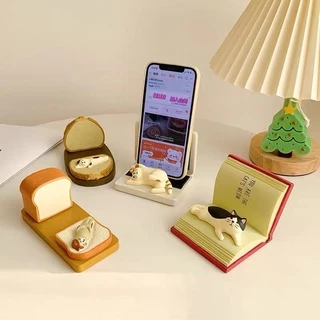 🌟พร้อมส่ง🇹🇭 DECOLE ญี่ปุ่น ZAKKA ที่ตั้งโทรศัพท์ / แท็บเล็ตน้องแมว มีหลายแบบ มีของแถมทุกออเดอร์ เรซิ่นงานฝีมือ