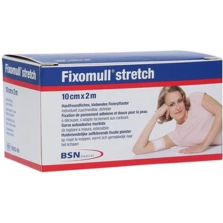 Fixomull Stretch 10cm. x 2m. ฟิกซ์โซมูล สเตรทซ์ แผ่นปิดแผลเอนกประสงค์ ขนาด 10ซม. x 2เมตร