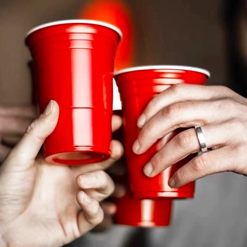 แก้วแดง RED CUP PARTY แก้วปาร์ตี้ พลาสติกใช้งานเลี้ยง