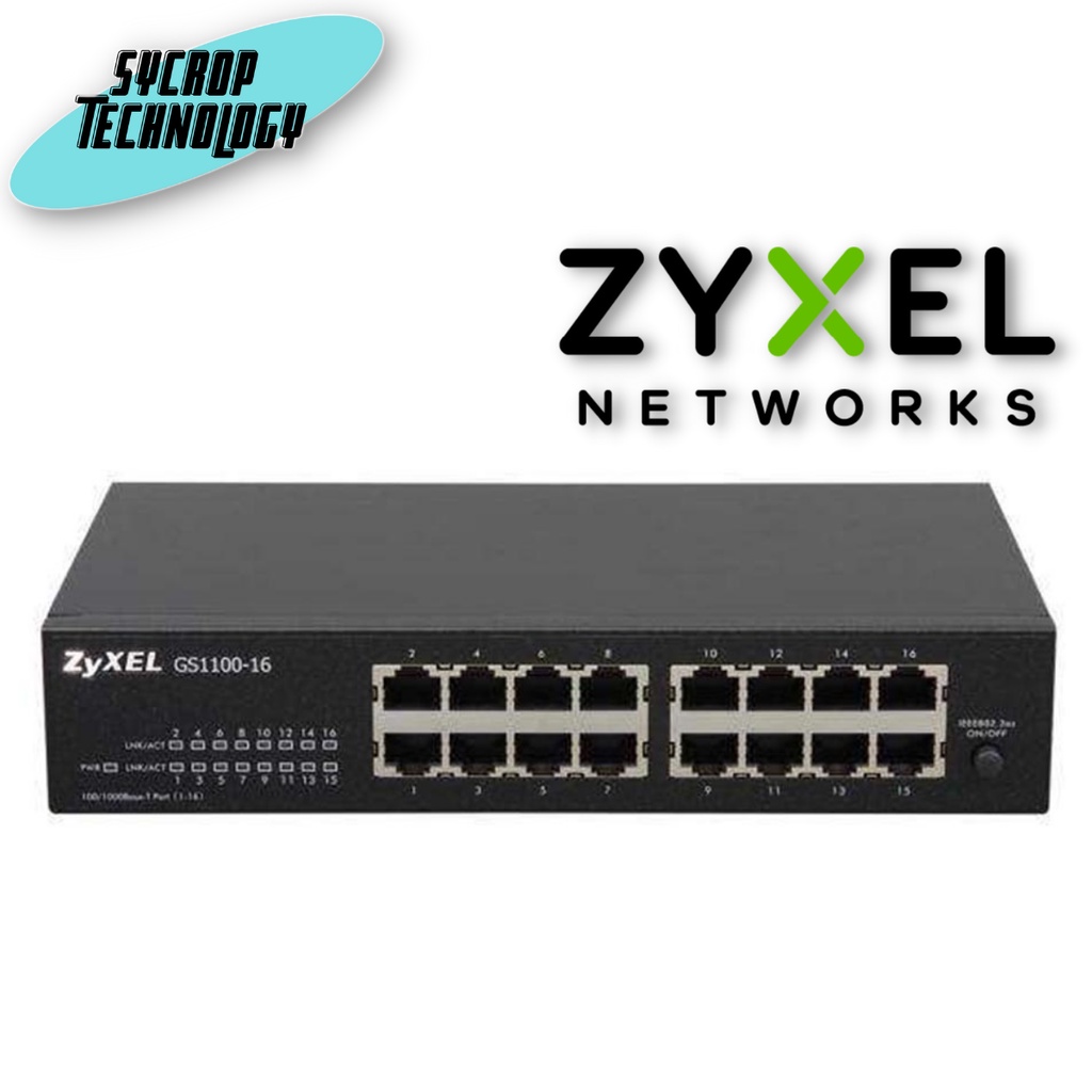 Zyxel GS1100 Series 8/16/24-port GbE Unmanaged Switch