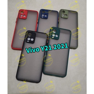 Y21 ✨พร้​อมส่งใน🇹🇭✨เคสขอบนิ่มหลังแข็งขุ่นคลุมกล้อง For Vivo Y21 2021 / Vivo Y21 / Vivo Y33s / Y33s / Y21T / Y21S / Y33T