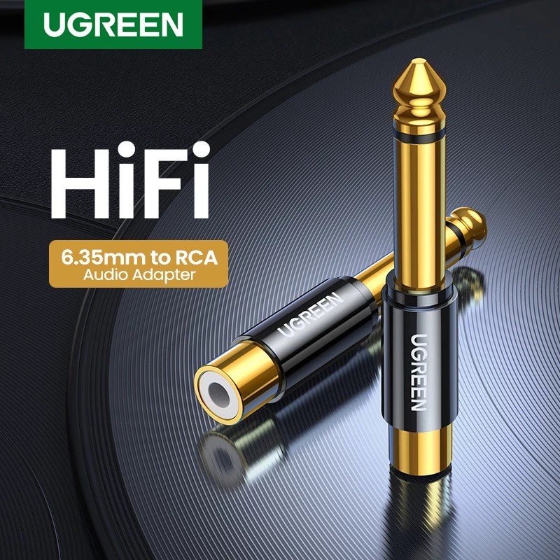 UGREEN RCA to TS Adapter 6.35 mm