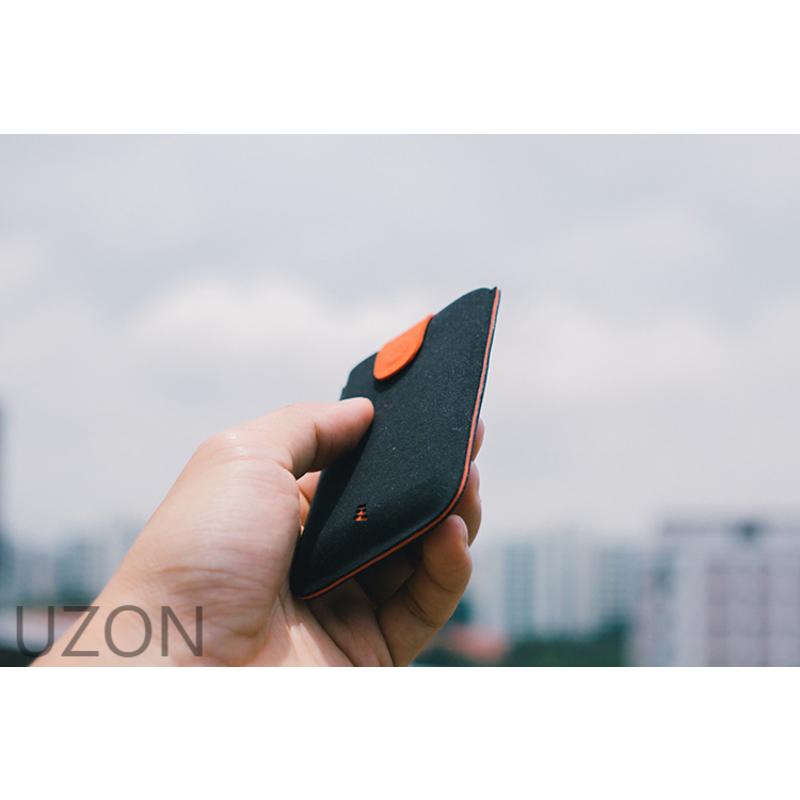 Dax กระเป๋าสตางค์ แบบบางพิเศษ ไล่โทนสี เรียบง่าย แบบพกพา ใส่นามบัตรได้ สําหรับผู้ชายและผู้หญิง - รูปที่ 4