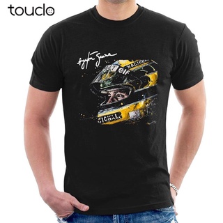 [S-5XL] ใหม่ล่าสุด เสื้อยืดผ้าฝ้าย พิมพ์ลายหมวกกันน็อค AYRTON SENNA คุณภาพสูง แฟชั่นสําหรับผู้ชาย