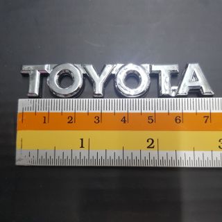 Logo Toyota ของรถ Fortuner 7.5x1.4cm