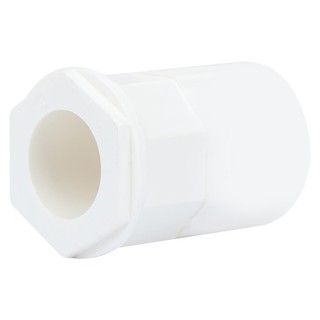 ข้อต่อเข้ากล่อง PVC SCG 20 มม. มาตรฐาน BS สีขาว PVC CONNECTOR-TOT SCG 20MM BS WHITE