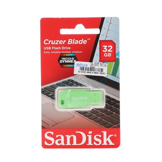 32GB SanDisk (SDCZ50) CRUZER BLADE Green