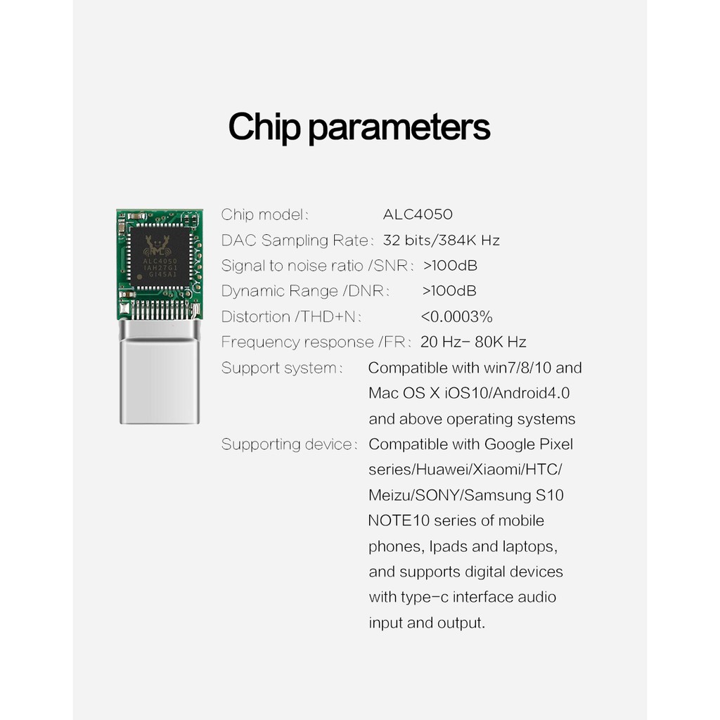 TFZ Deco.1 สายแปลง Type C เป็น 3.5mm พร้อม DAC ในตัว - รูปที่ 4