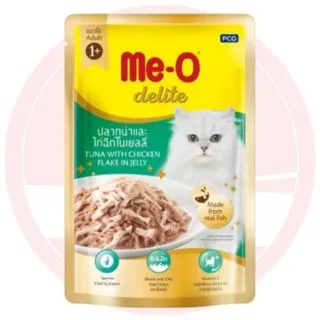 (แบบซอง) Me-O delite pouch 70g. อาหารแมว มีโอดีไลท์ อาหารเปียกแบบซอง เพาซ์ รับประกันความใหม่