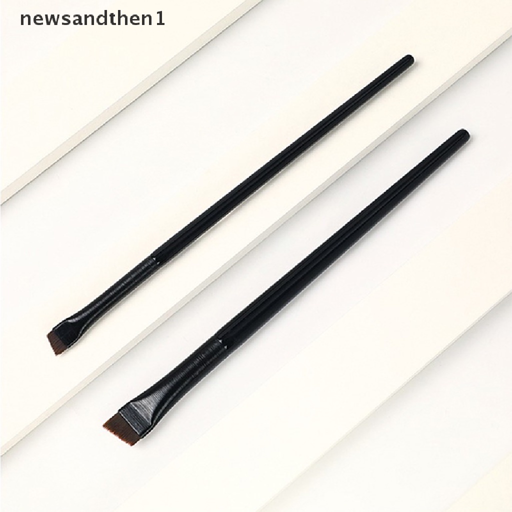 Newsandthen1 แปรงเขียนคิ้ว อายไลเนอร์ ขนแปรงสังเคราะห์ มุมแหลม เครื่องมือแต่งหน้า