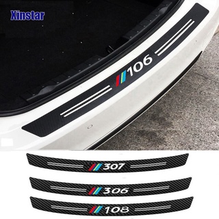 《พร้อมส่ง》สติกเกอร์คาร์บอนไฟเบอร์ กันชนรถยนต์ สําหรับ Peugeot 106 107 108 2008 3008 208 308 206 207 208 306 307 508 1 ชิ้น