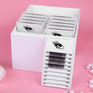 Eyelash Storage Box กล่องเก็บขนตาปลอม 10 ชั้นอุปกรณ์สําหรับแต่งหน้า