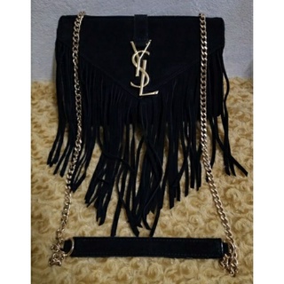 กระเป๋าสะพาย สายโซ่ YSL งานหนังกลับ ขนาด9.5*7 แถมจัดส่งฟรีค่ะ